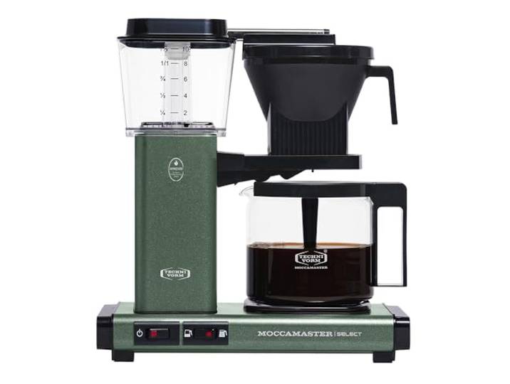Moccamaster KBG Select, Filterkaffeemaschine, Glaskanne, Forest Green, 1.25L