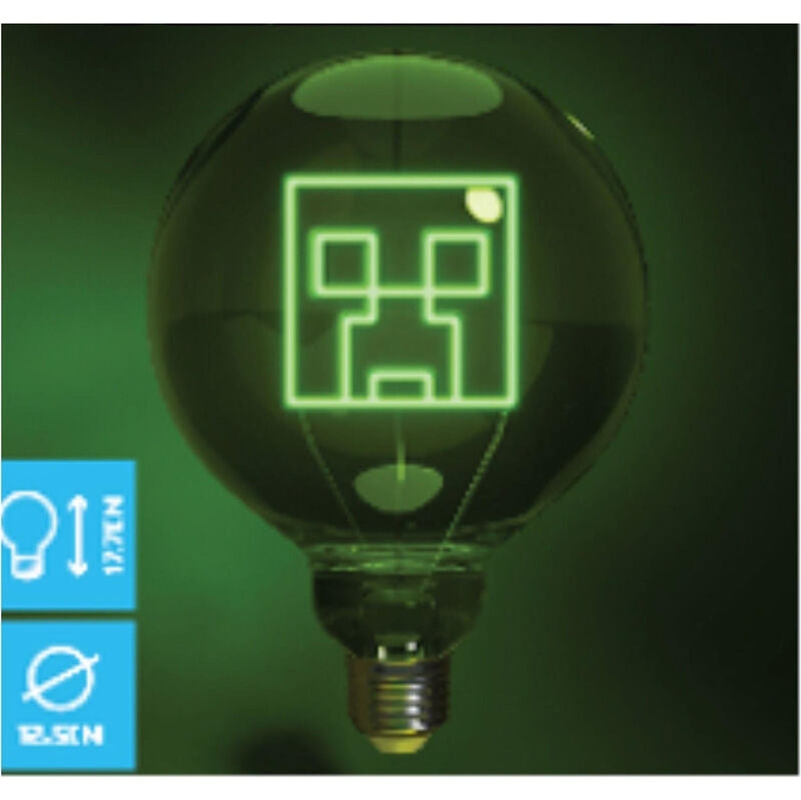 Northix LED neonlamp Minecraft Creeper nachtlampje voor de kinderkamer