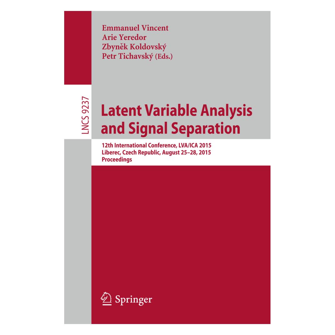 Springer Latent Variable Analysis and Signal Separation (Englisch, Softcover) (15901993)
