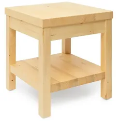 Naturel Country Hocker 40x46x40 cm braun COUNTRYST40NA