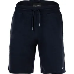 EMPORIO ARMANI Herren Sweatshorts - BASIC TERRY, Bermuda, Baumwoll-Mix Blau / L
