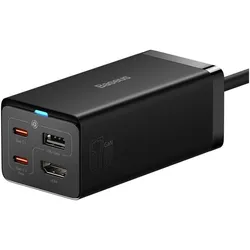 Baseus GaN5 Pro Wall Charger (67 W, 4 Ports), USB Ladegerät, Schwarz