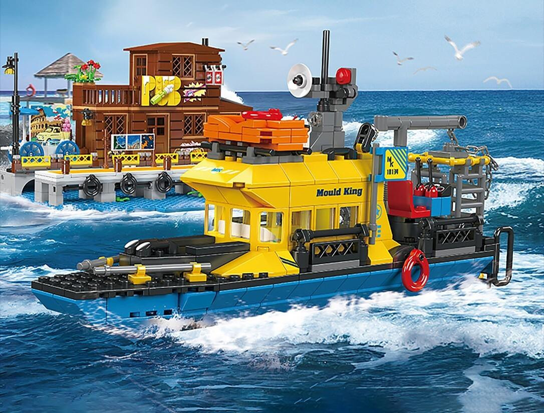 Mould King Model van een onderzeeër