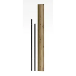 Wandpaneel HARPER WILLIAMS (BHT 25x238x4 cm) - braun - BHT 25x238x4 cm