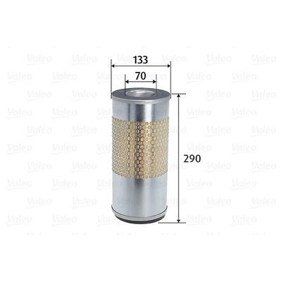 Valeo Luftfilter [Hersteller-Nr. 585768] für Land Rover