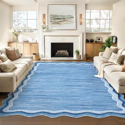 "Garvee Modern 10'X13'Area Rug,Solid Color Low Pile Stain Resistant Rug - 2'3"" x 12' Runner"