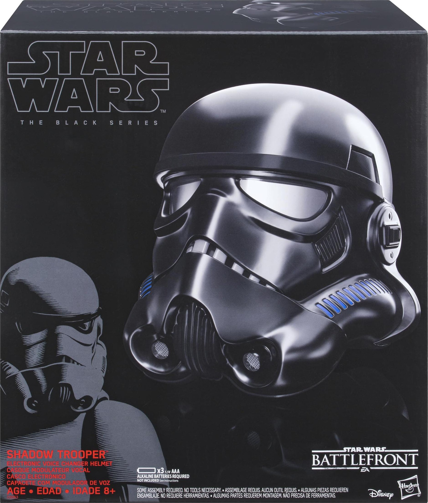 Hasbro Star Wars The Black Series Shadow Trooper Helm met geluidseffecten