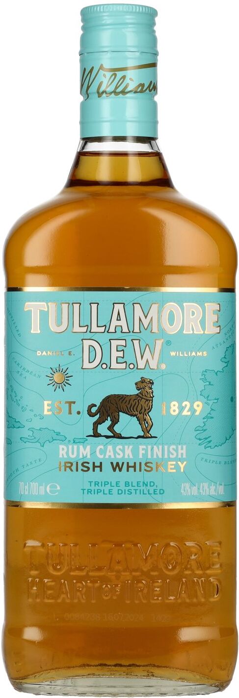 Tullamore Dew Tullamore D.E.W. Irish Whiskey RUM CASK FINISH 43% Vol. 0,7l