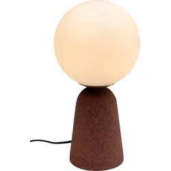 KARE DESIGN Tischleuchte Bollie Beton Rot