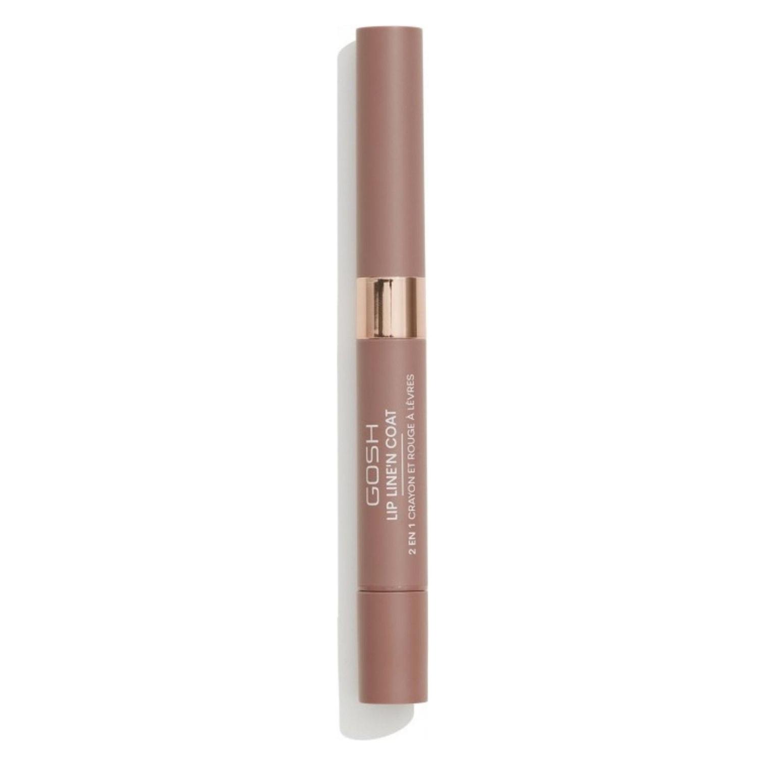 Gosh Copenhagen Lip Line'n Coat 002 - 241 Ml (002, Burnt Cinnamon) (1010120003S002)