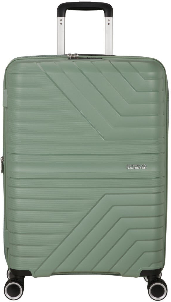 American Tourister Flytwist 67cm 4-Wheel Expandable Suitcase - Botanic Green