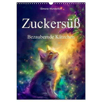 Zuckersüß - Bezaubernde Kätzchen (Wandkalender 2027 DIN A3 hoch), CALVENDO Monatskalender