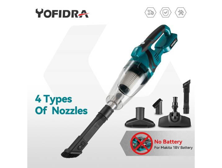 Makita – aspirateur électrique sans fil à main, double usage, Portable, haute puissance, nettoyage pour broche de batterie