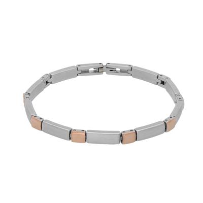 Edelstahlarmband VIVANCE "Element", silber (silberfarben), Armbänder, Damen, Edelstahl, Edelstahlarmband