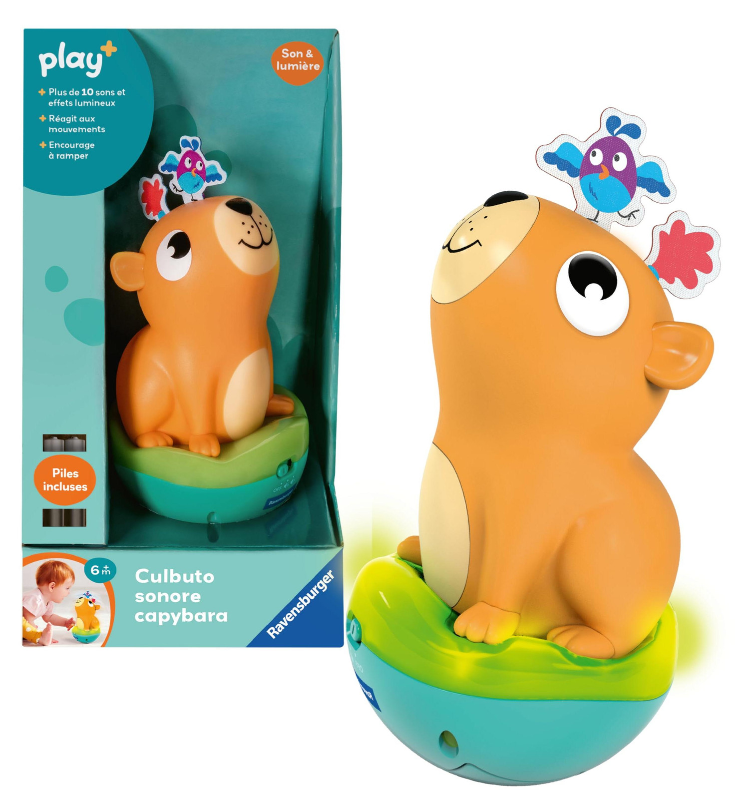 Ravensburger Capybara geluidstorno speeltje voor baby's