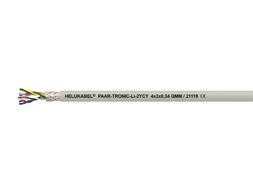 HELU 21123-100 Datenleitung 2 x 2 x 0.5mm² Grau 100m