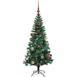 vidaXL, Weihnachtsbaum, Nova (mit LEDs &bunten Kugeln) (150 cm)
