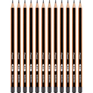 Maped Bleistift Black Peps, Härte B, 12 Stück