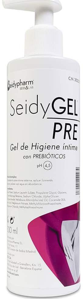 Seidygel Pre Gel Higiene Íntima 300ml