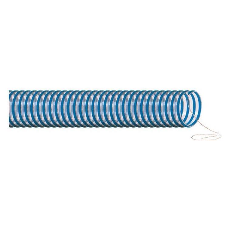 Teguma Absaugschlauch AIRFLEX/PU/AS/FOOD Innen-Ø 76,0 mm Transparent Aussen-Ø 85,0 mm 0,70 mm Länge 20 m (4606075000-20)