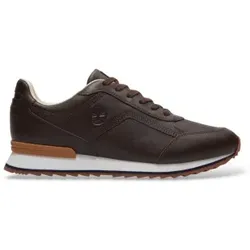 Timberland für Herren. TB0A2MP3W011 Lederturnschuhe Scout Heights dunkelbraun (43), Wohnung, Schnürsenkel, Lässig