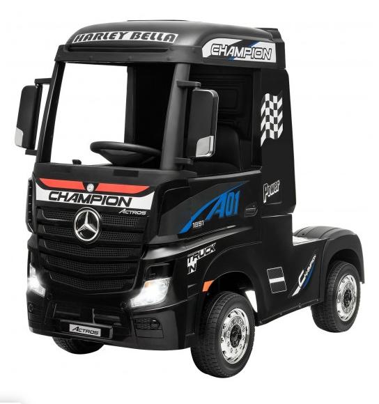 Mercedes Actros Kinder-Elektroauto LKW 12V Schwarz