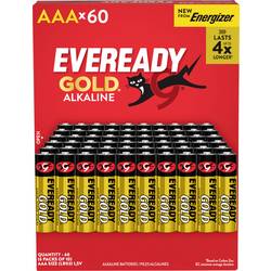 Eveready Eveready Gold Micro (AAA)-Batterie Alkali-Mangan 1.5 V 60 St. E304397800