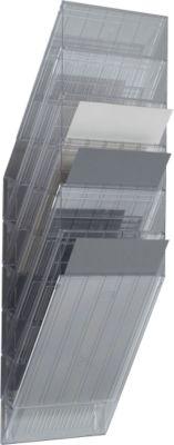 Durable Prospektspender Flexiboxx 6, 6 Spender, A4, hoch, transparent
