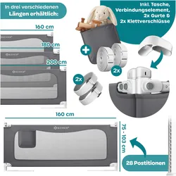 Kesser, Bettgitter,  Bettgitter Bettschutzgitter, Rausfallschutz