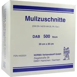 MULLZUSCHNITTE BW unsteril 20x20 cm 500 St