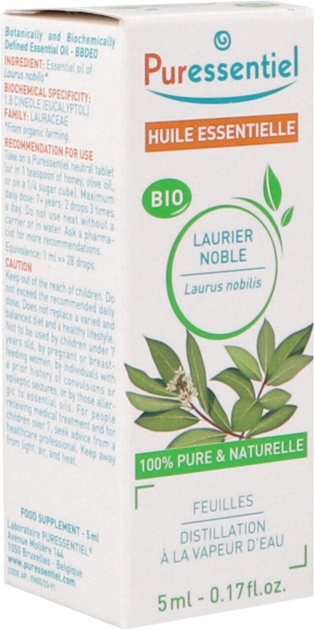 Puressentiel Laurier Noble Huile Essentielle Bio 5 ml