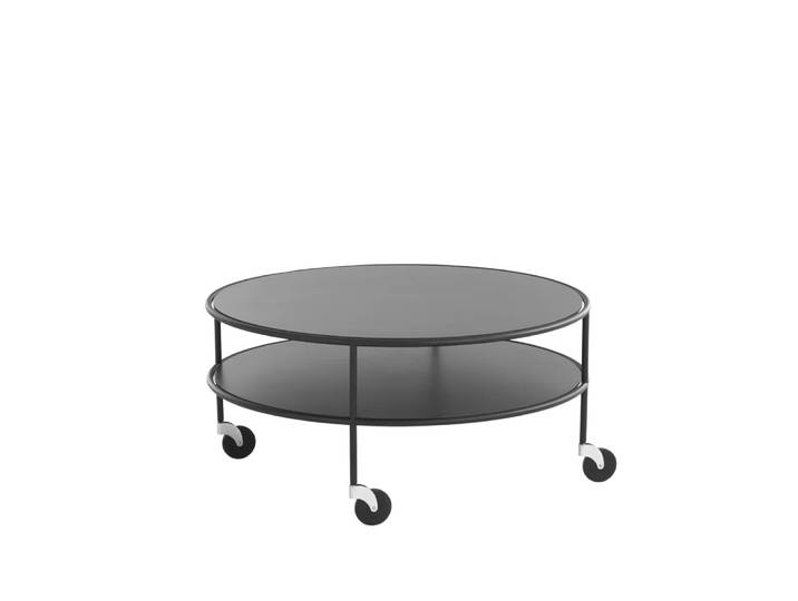 Lammhults Table basse Chicago III Stratifié noir-noir