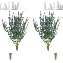 Decoris 1 Lavendelzweig 43cm Kunstblumenstrauß künstliche Blumen Dekoblumen Kunstpflanze