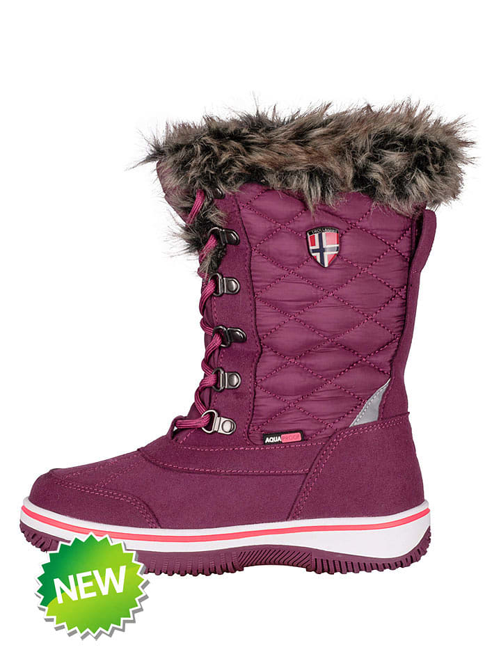 Trollkids Winterstiefel "Holmenkollen" in Lila - 29