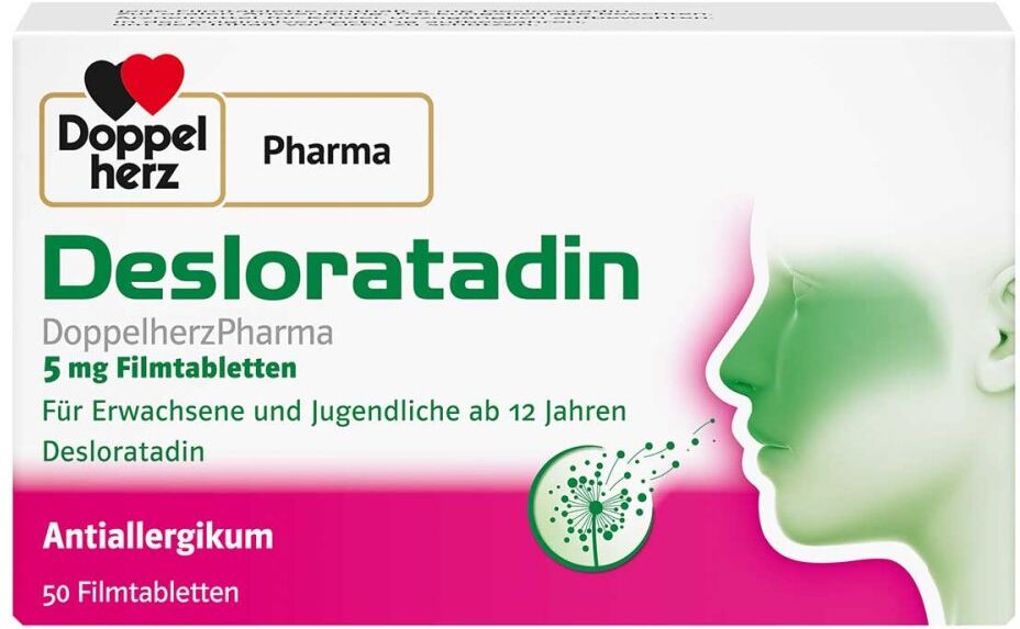 Desloratadin Doppelherzpharma 5 Mg Filmtabletten 50stk