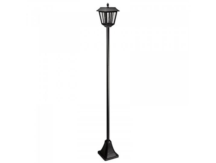 Smart Solar Whitehall Solarlaterne, 1,7 m, Schwarz, Modern, Energieeffizient, 174 cm x 18,5 cm