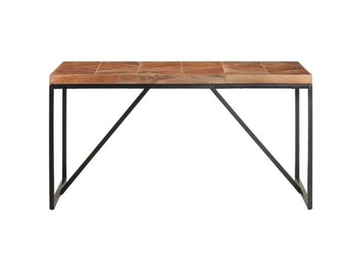 Table à dîner - AKOZON - AKO7731038907797 - Bois massif d'acacia et manguier - 6 places - Rectangulaire