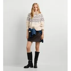 Pepe Jeans für Damen. PL7000212 Pullover Abigail gebrochenes Weiß (S), Lässig, Polyester