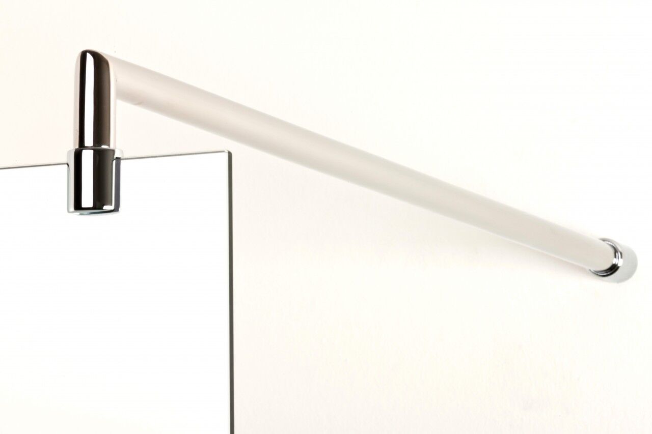 Neuesbad Design Seitenglas freistehend 120 cm breit