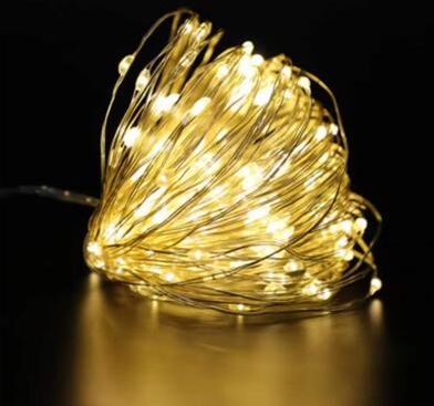 Inspired Finds LED Copper Wire Fairy Lights Waterproof Battery Operated String Lights For Decor warm 16.40 Ft