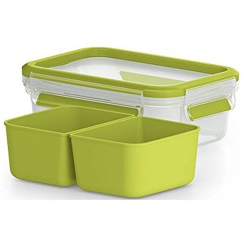 emsa Lunchbox CLIP & GO transparent 0,55 l, 1 St.