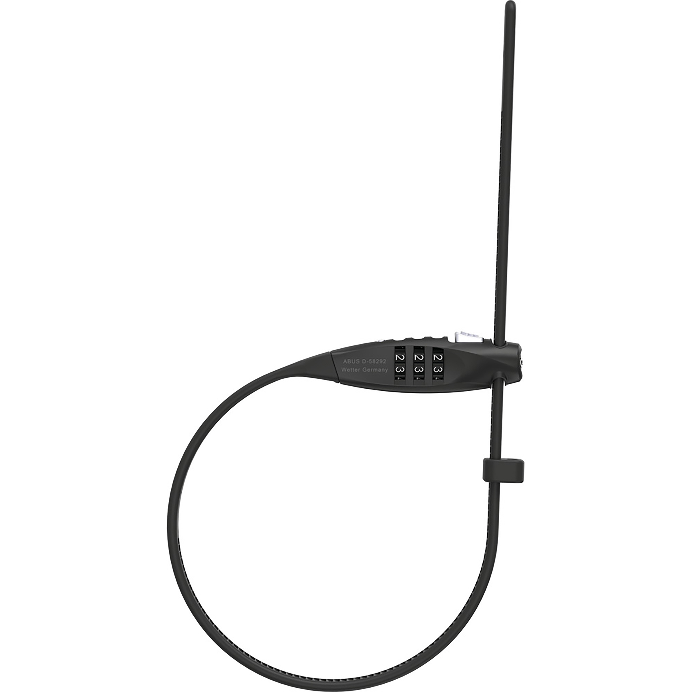 Abus TravelGuard Kabelsicherung Fahrradschlösser schwarz Größe 45CM