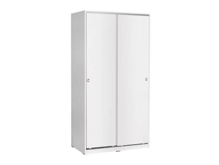 Armoire - 2 Portes Coulissantes - Venprodin - 182X94X52Cm - Blanc