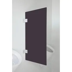 Hochwertige Urinaltrennwand Modena Graphit