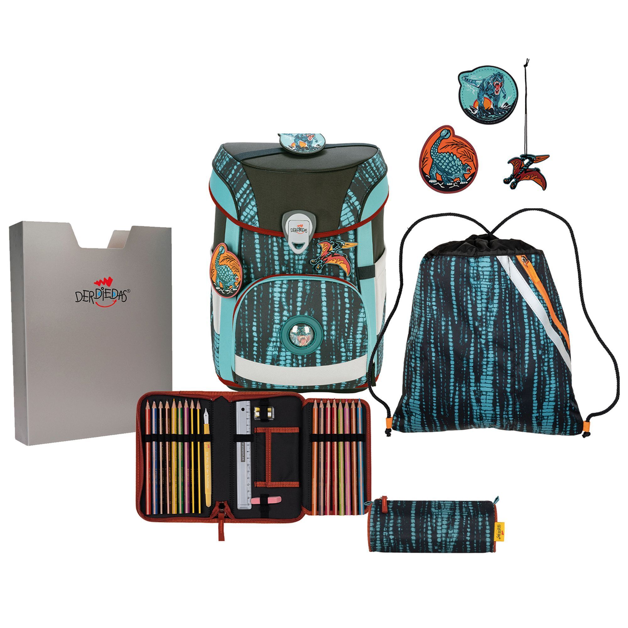 DerDieDas DerDieDas ErgoFlex Easy - Schulranzen Set 5tlg. 950 g