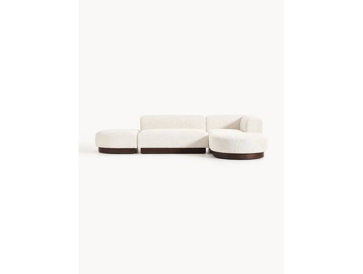 Modulares Ecksofa Natalie aus Teddy-Bouclé
