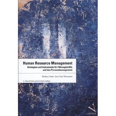 Gmür, M: Human Resource Management, Gebundene Ausgabe von Markus Gmür,Jean-Paul Thommen, Versus