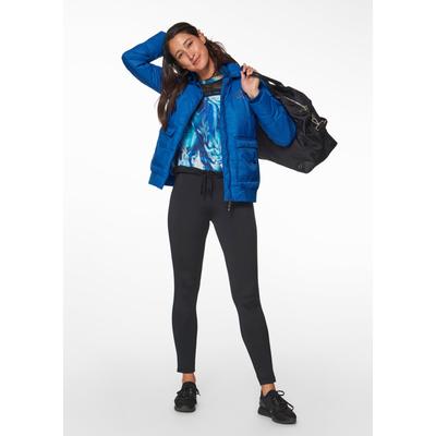 Outdoorjacke MADELEINE "Outdoorjacke Sportive Jacke mit Kapuze, Stehkragen", Damen, Gr. 38, blau (royalblau), Obermaterial: 100% Polyamid PA., Modern, Jacken Outdoorjacke