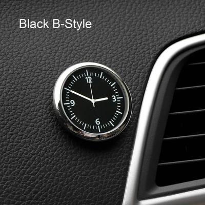 Uplifted Finds Premium Precision Analog Dashboard Clock & Interior Ornament black B style