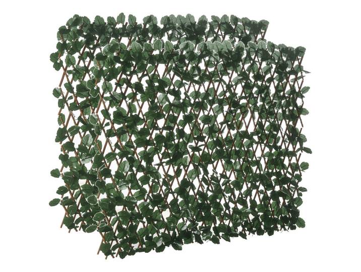 ComfortXL Kunsthecke De-13753 2 Paneele, Länge 40–295 cm verstellbar Grün, Kunststoff, 70x295 cm, Dekoration, Gartendeko
